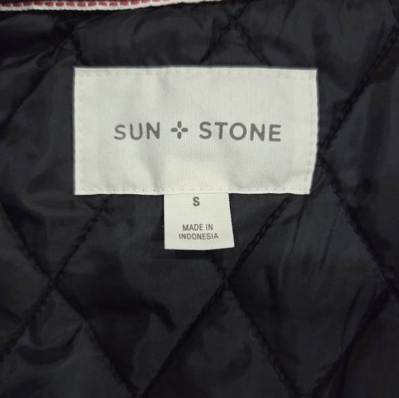 Sun + Stone Men's Amos Long Sleeve Snap-Front Plaid Shirt Jacket Size S - Picture 9 of 11